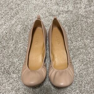 J. Crew Women's Taupe Leather Loafers